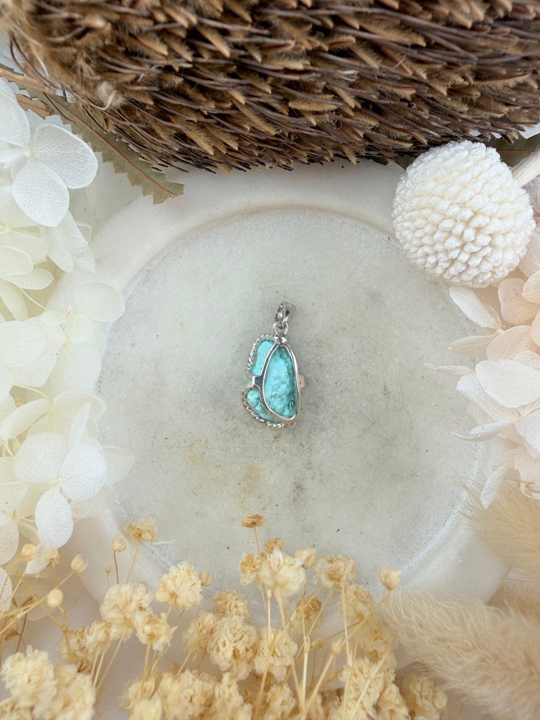 Turquoise Silver Necklace