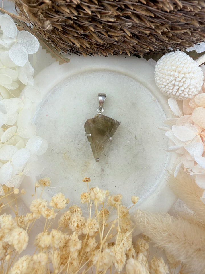 Barite Silver Pendant