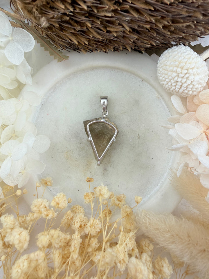 Barite Silver Pendant