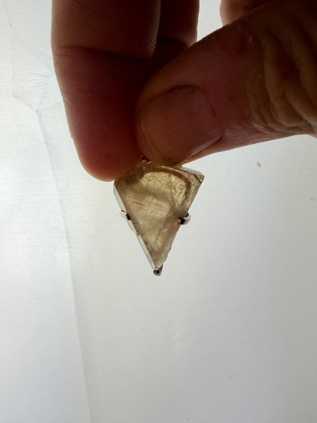 Barite Silver Pendant