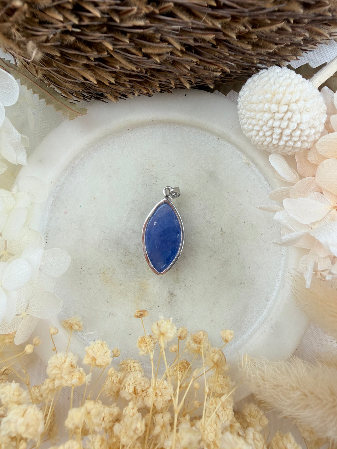 Tanzanite Silver Pendant (Rare)
