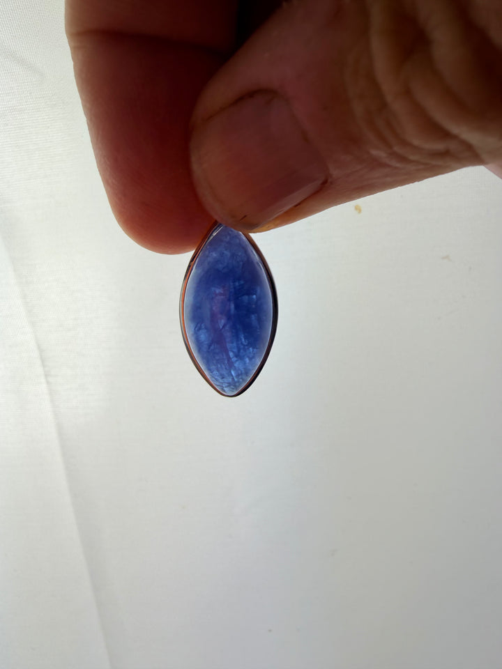 Tanzanite Silver Pendant (Rare)