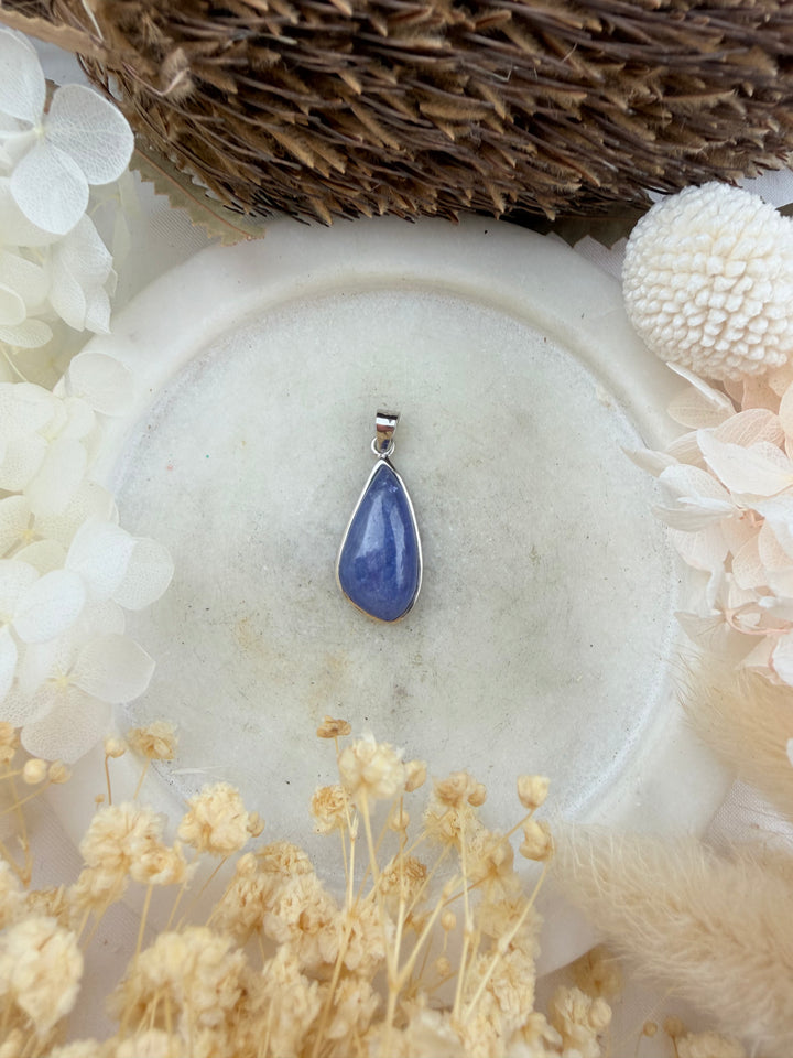Tanzanite Silver Pendant (Rare)