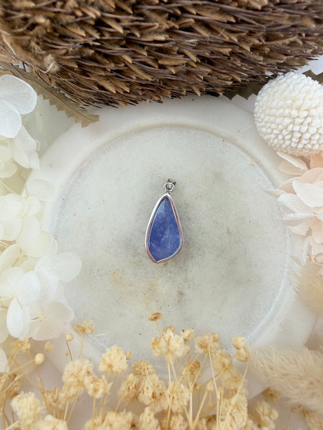 Tanzanite Silver Pendant (Rare)