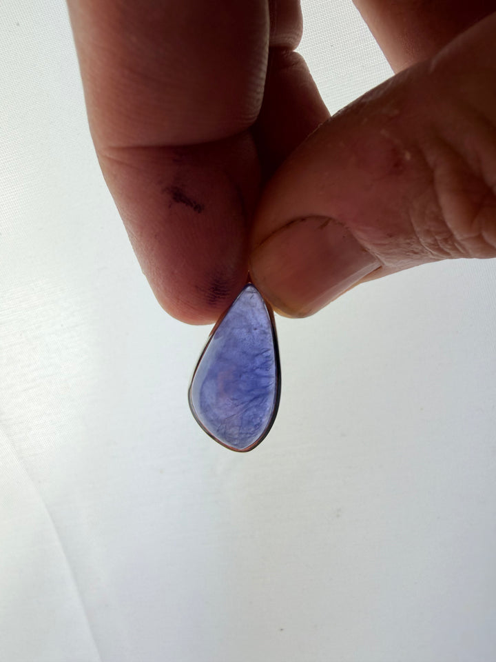 Tanzanite Silver Pendant (Rare)