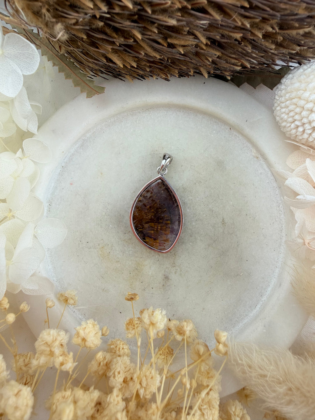 Auralite 23 Silver Pendant