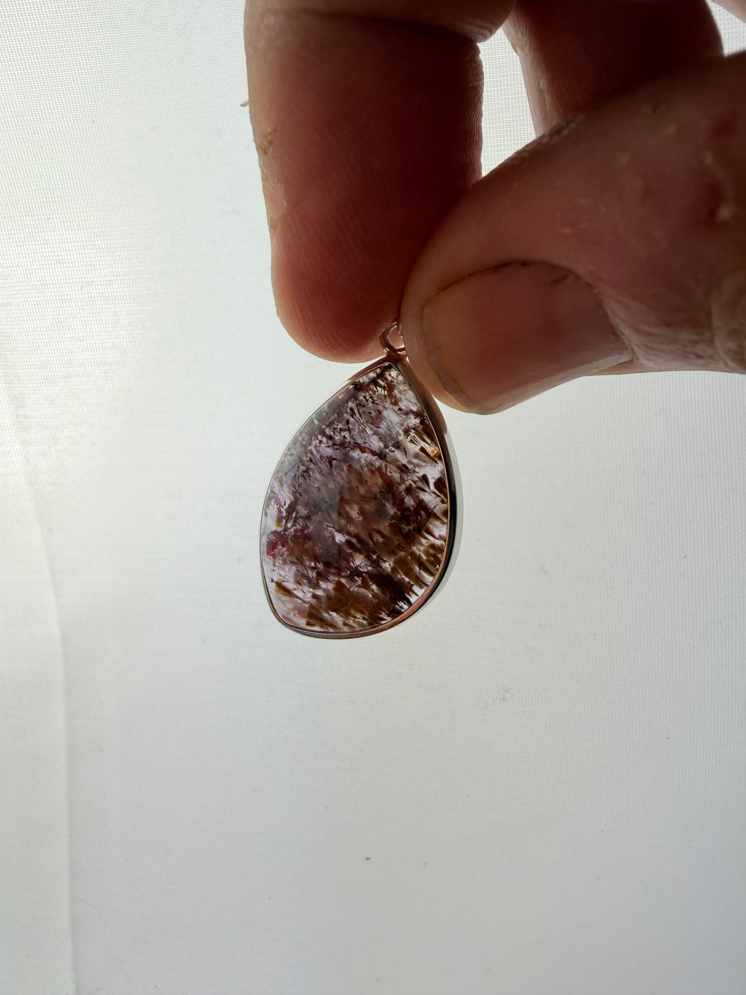 Auralite 23 Silver Pendant