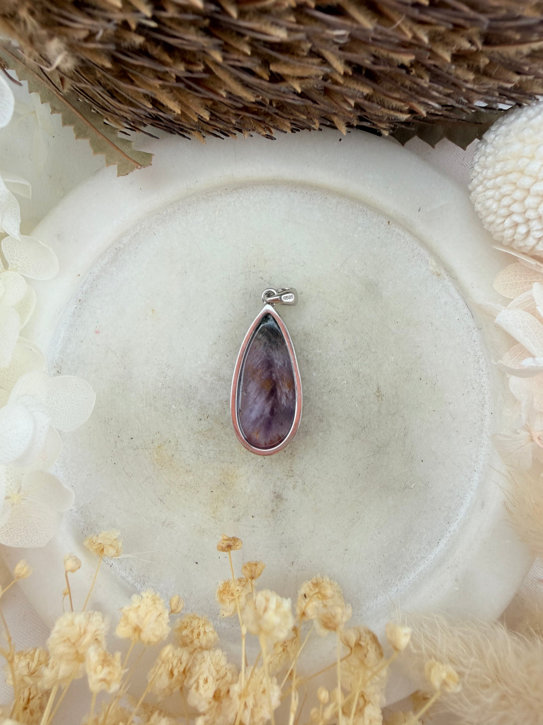 Auralite 23 Silver Pendant