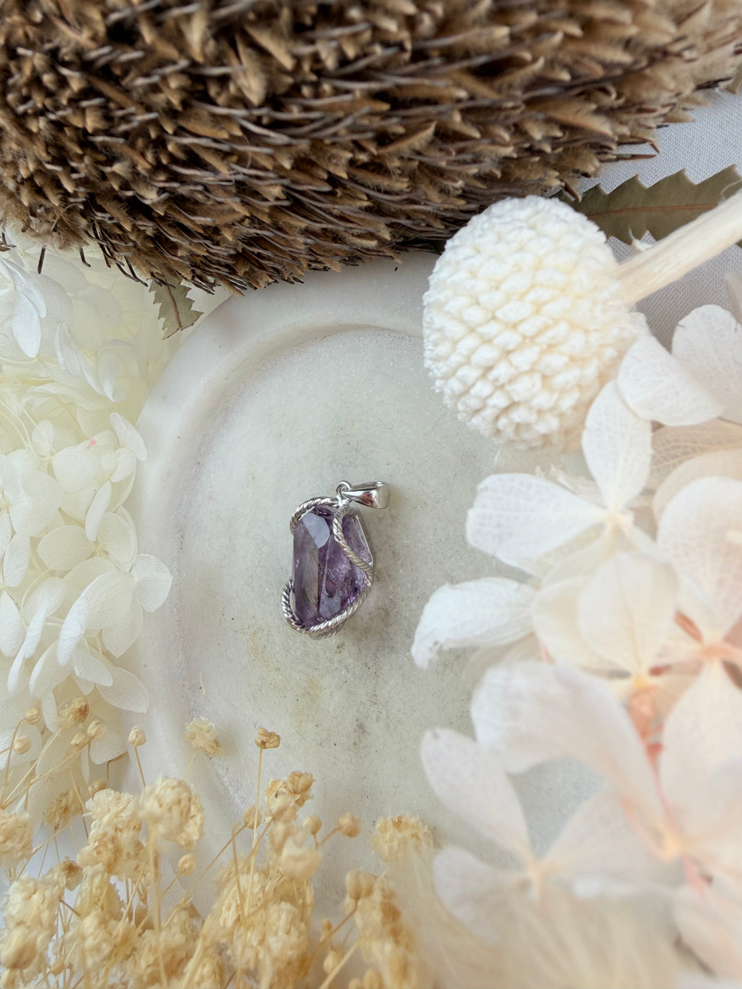 Super 7 Silver Pendant
