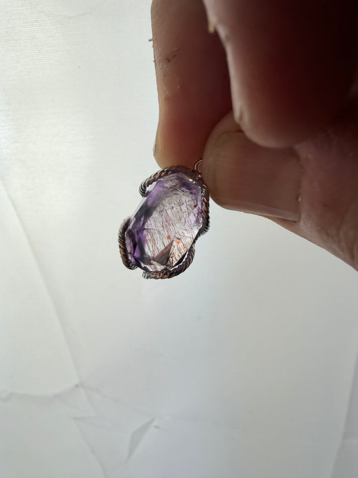 Super 7 Silver Pendant
