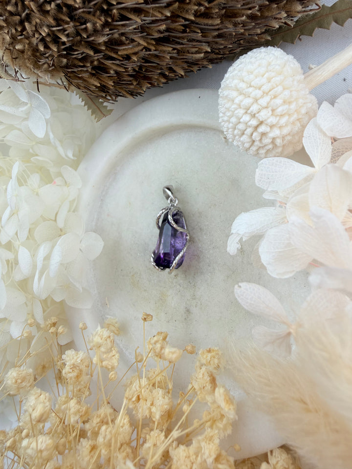 Super 7 Silver Pendant