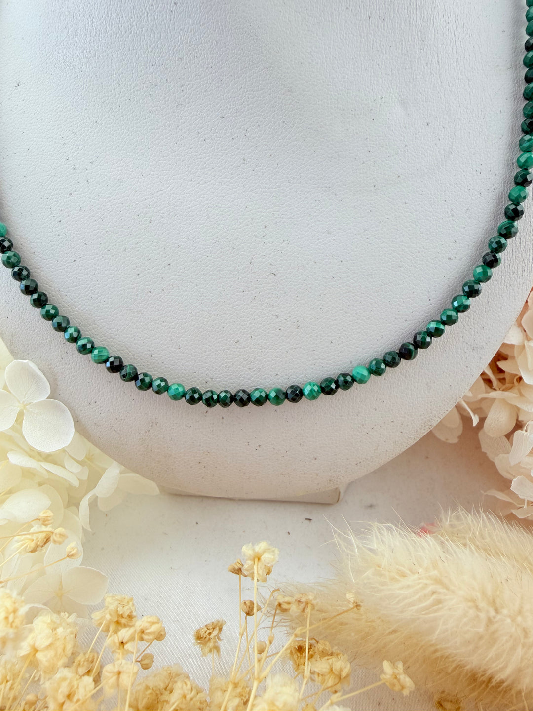 Malachite Faceted Necklace