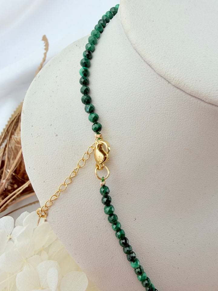 Malachite Faceted Necklace