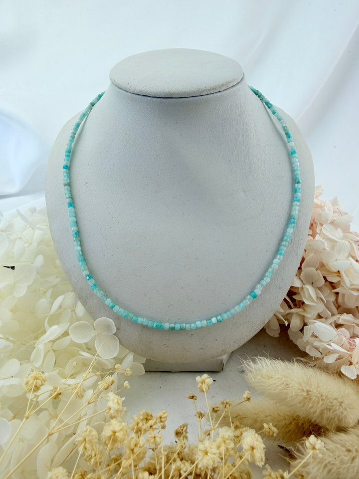 Amazonite Faceted Necklace