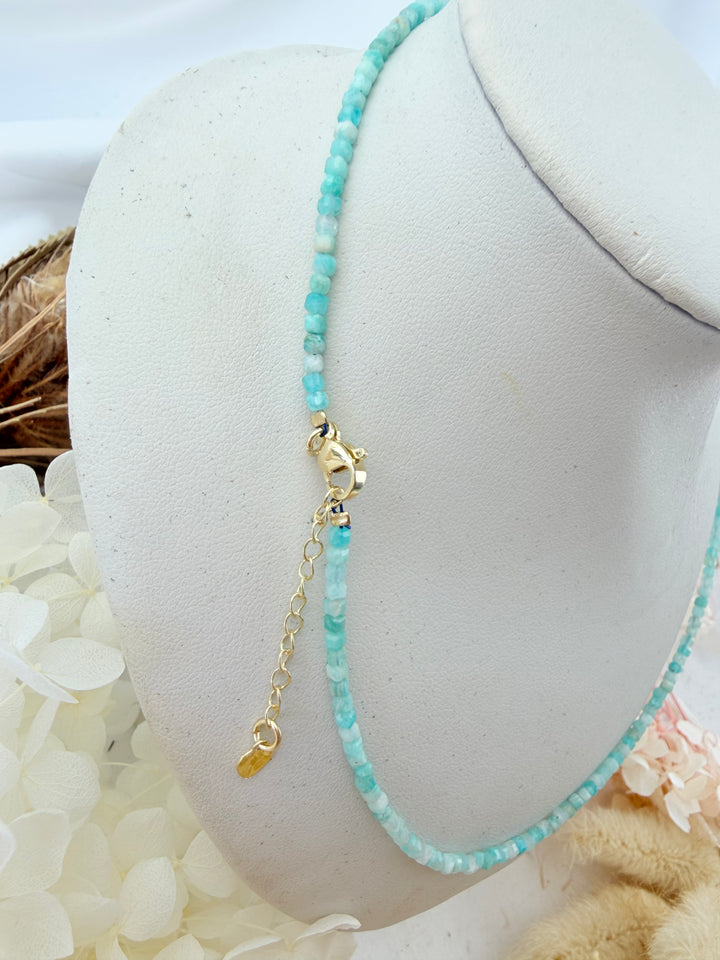 Amazonite Faceted Necklace