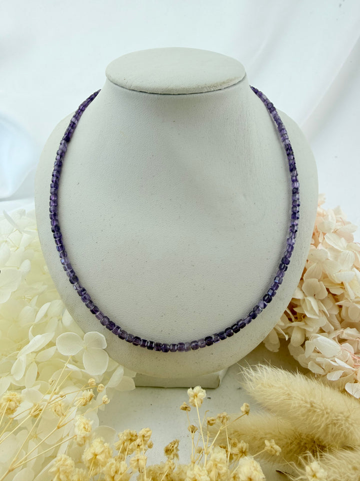 Amethyst Faceted Necklace