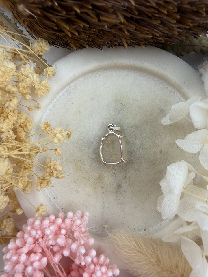 Libyan Desert Glass Silver Pendant