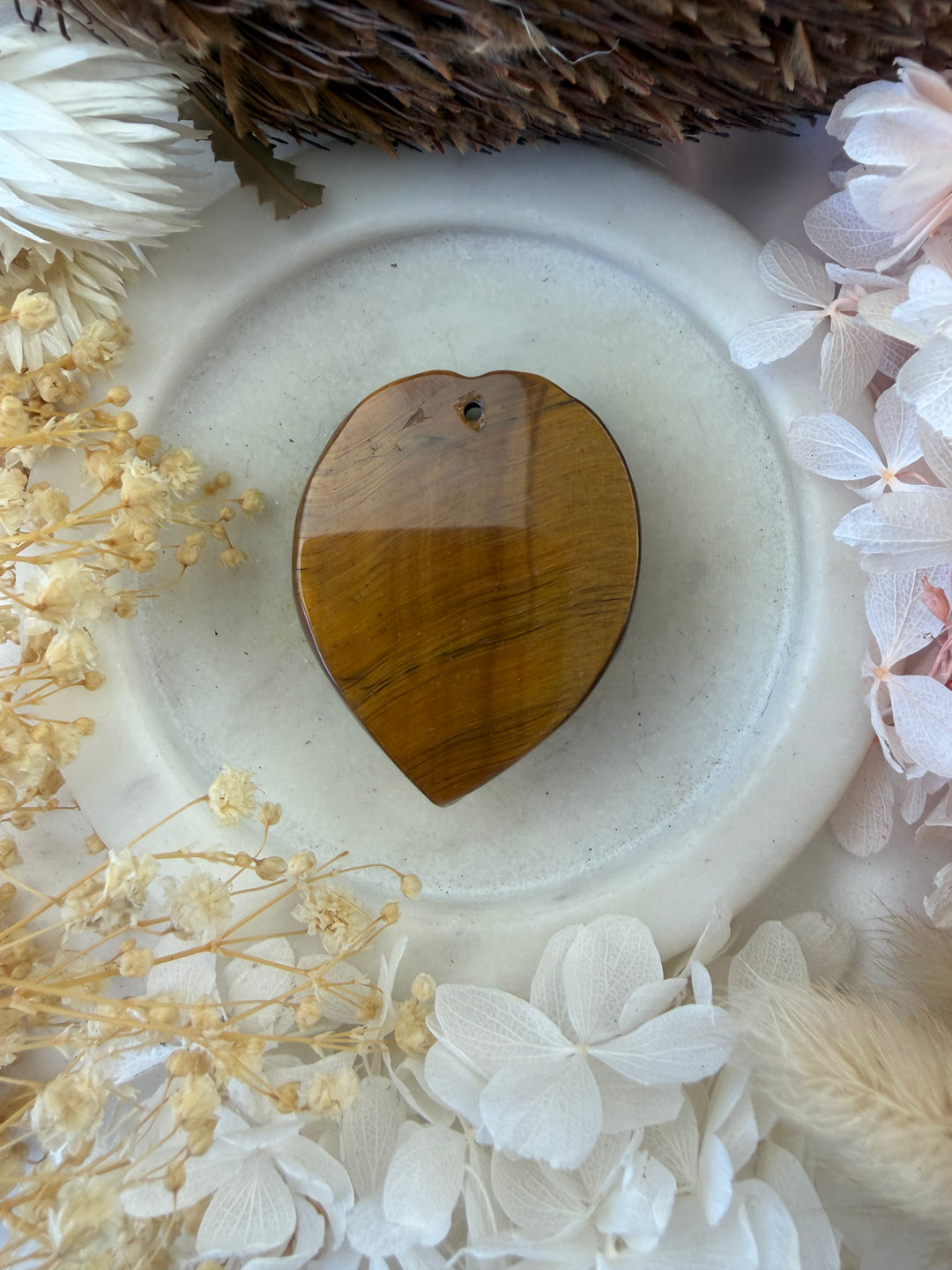 Tigers Eye Lion Pendant