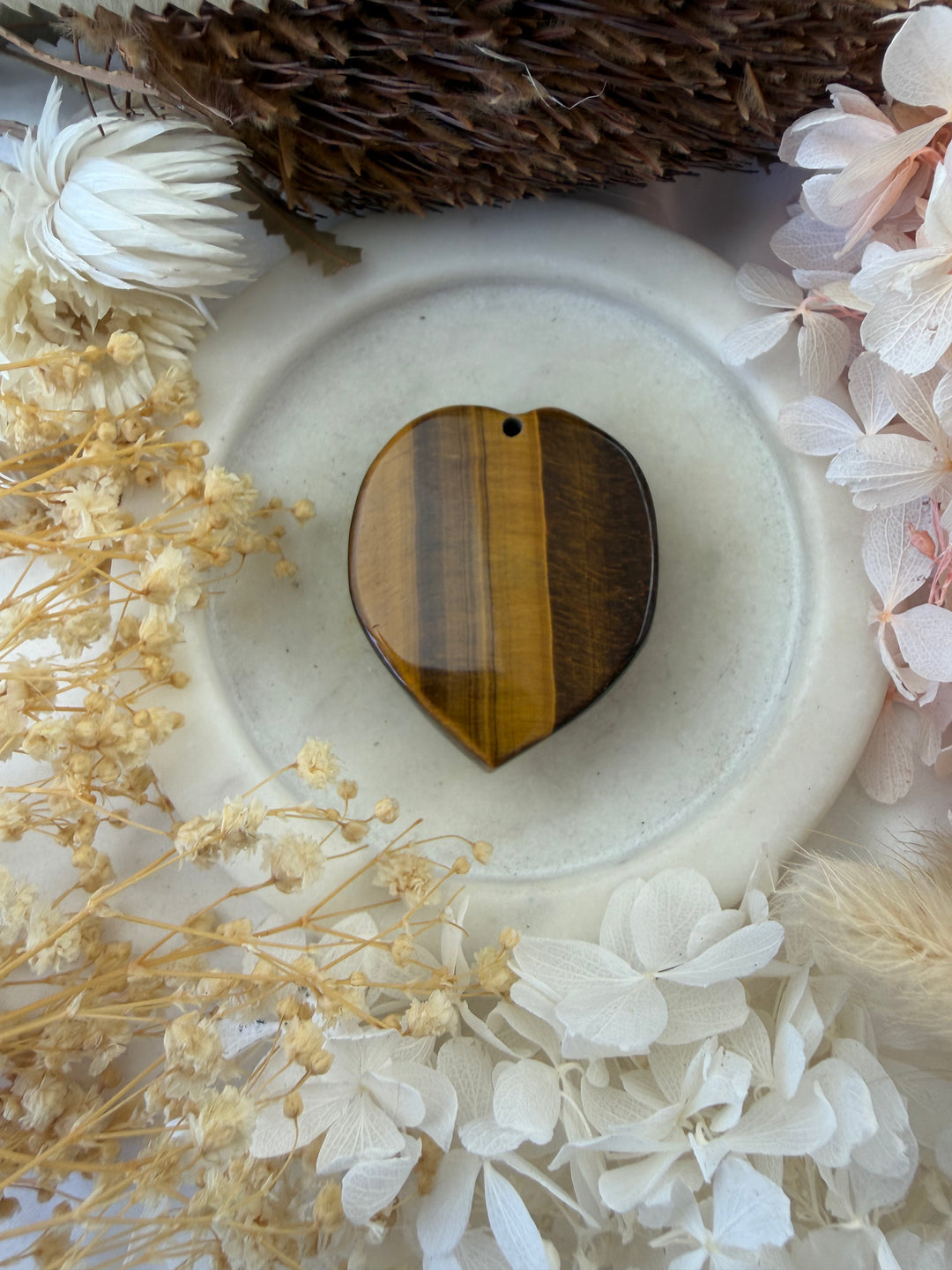 Tigers Eye Lion Pendant