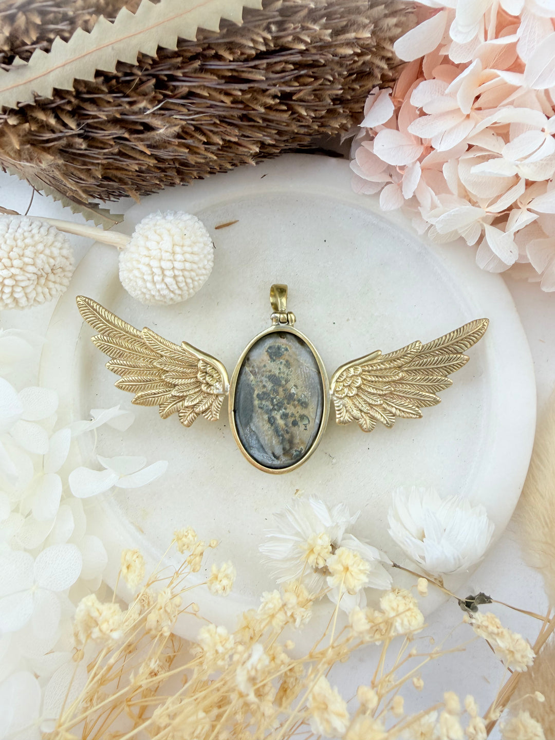 Amethyst Anahata Pendant