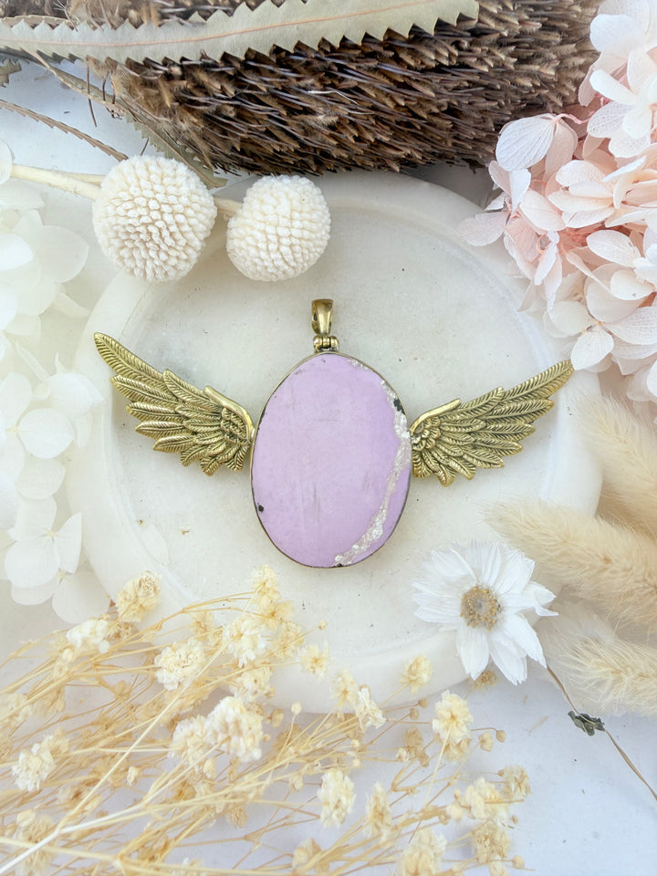 Phosphosiderite Anahata Pendant