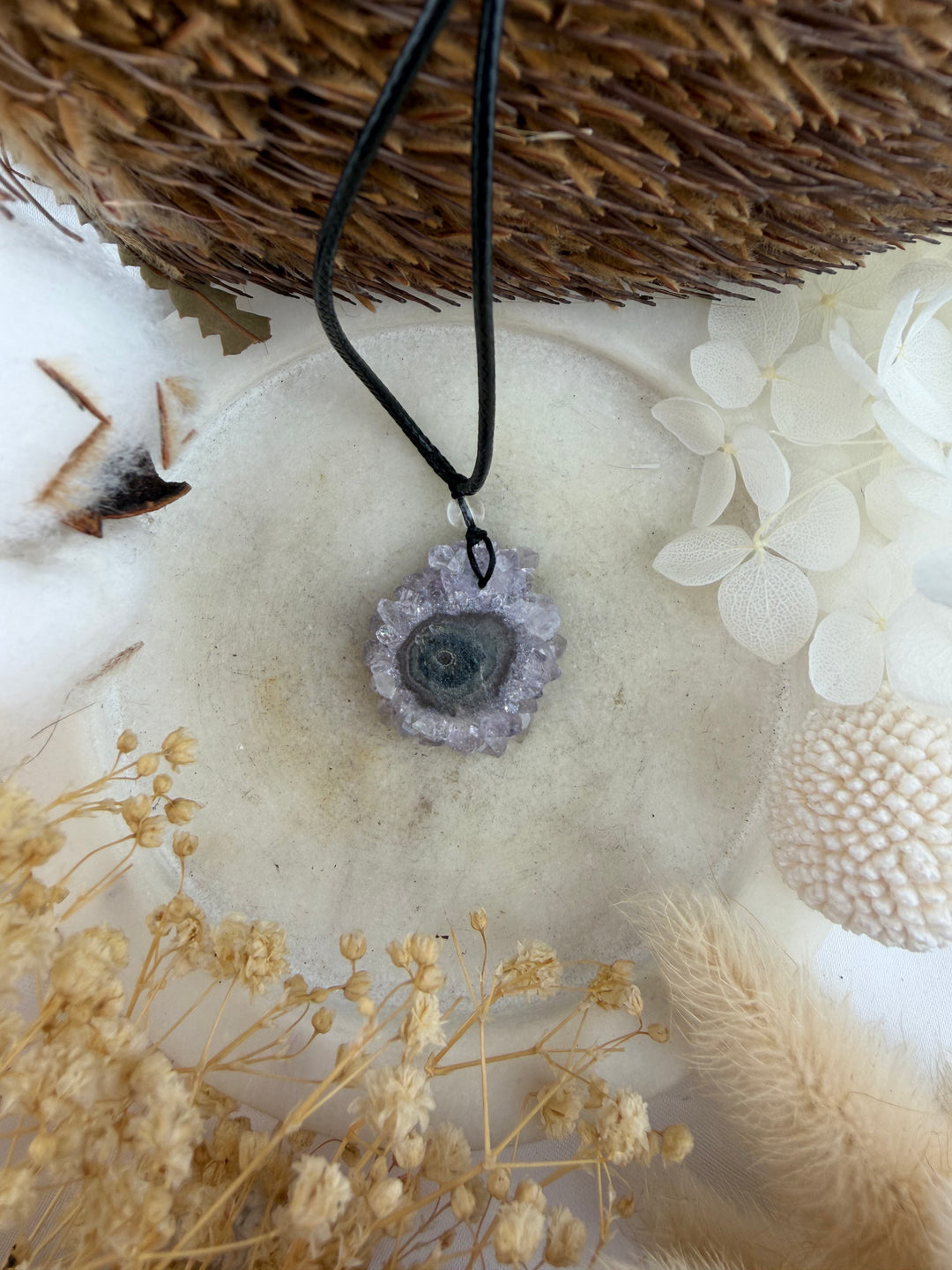 Amethyst Stalactite Pendant