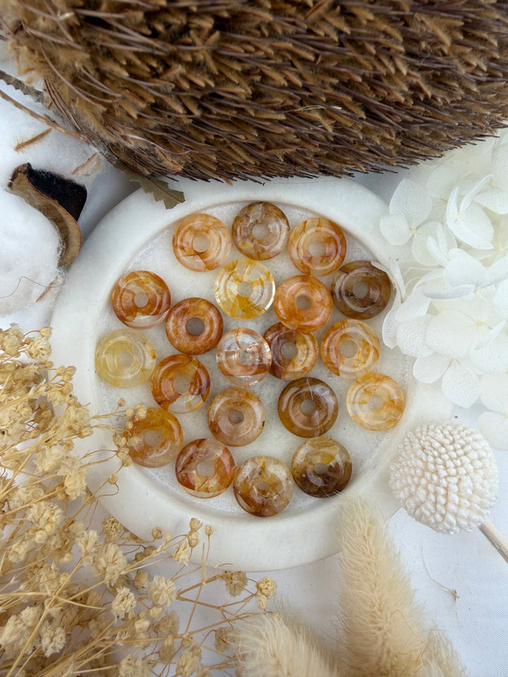 Golden Healer Donut Pendant