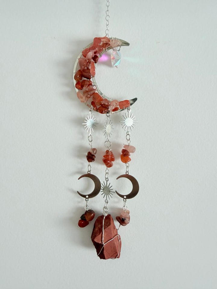 Carnelian Moon Catcher