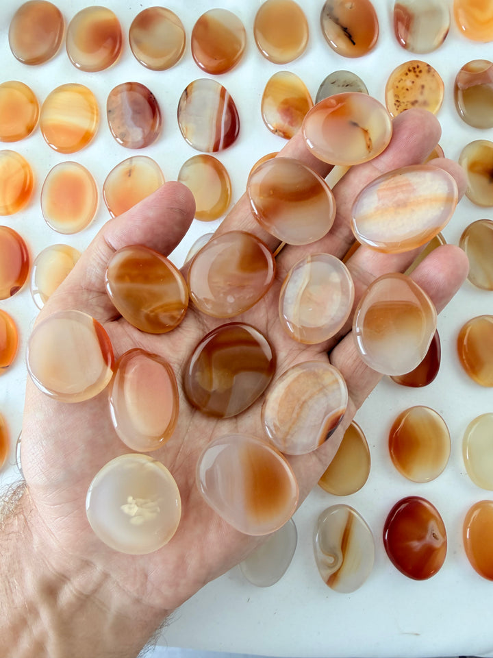 Carnelian Flat Stone