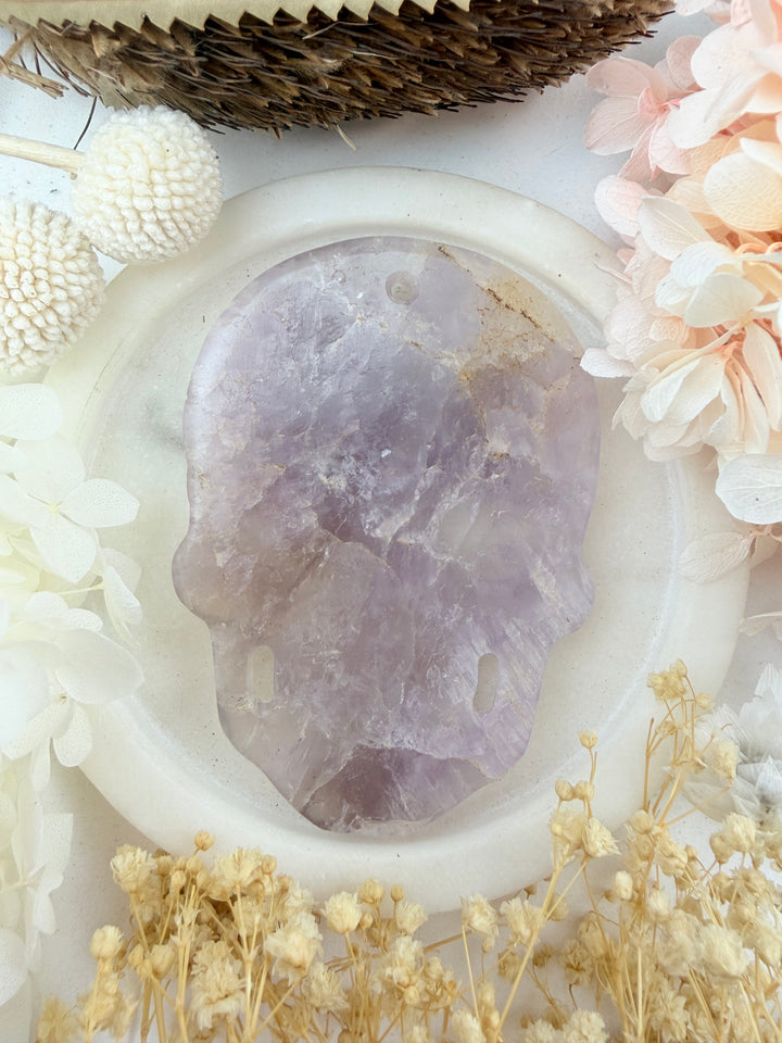 Super 7 Skull with Snake Pendant