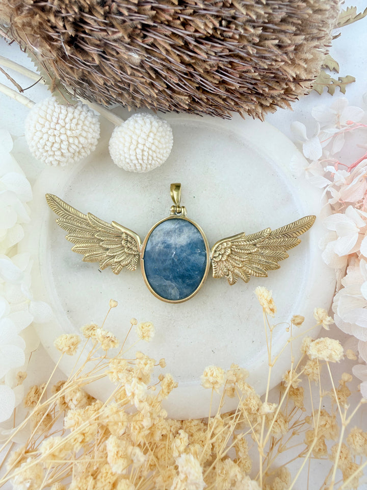 Labradorite Anahata Pendant