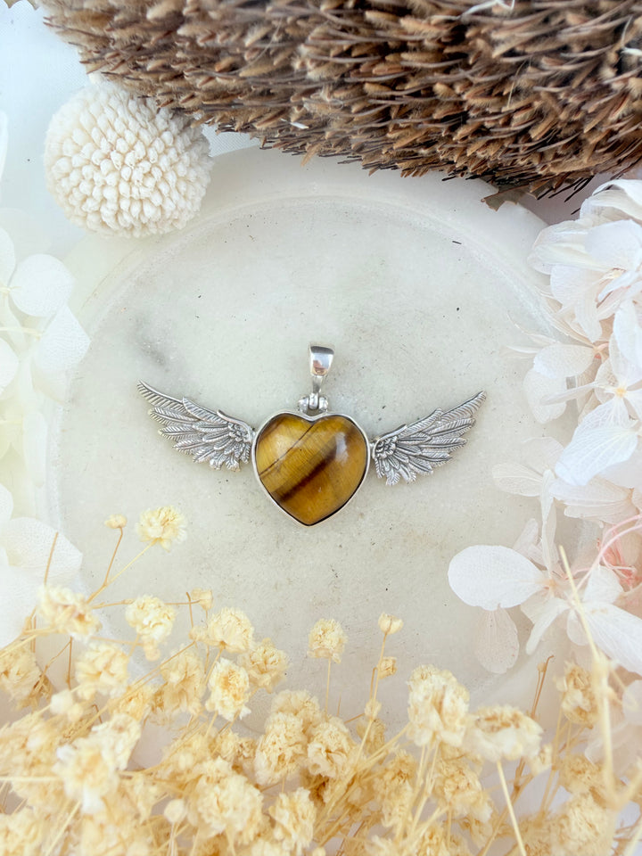 Tigers Eye Anahata Pendant