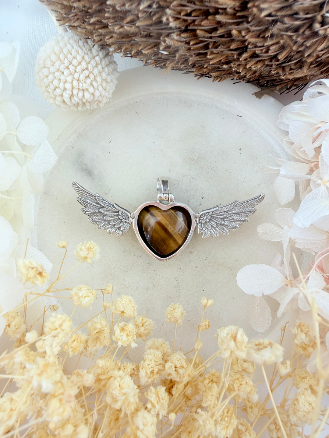 Tigers Eye Anahata Pendant
