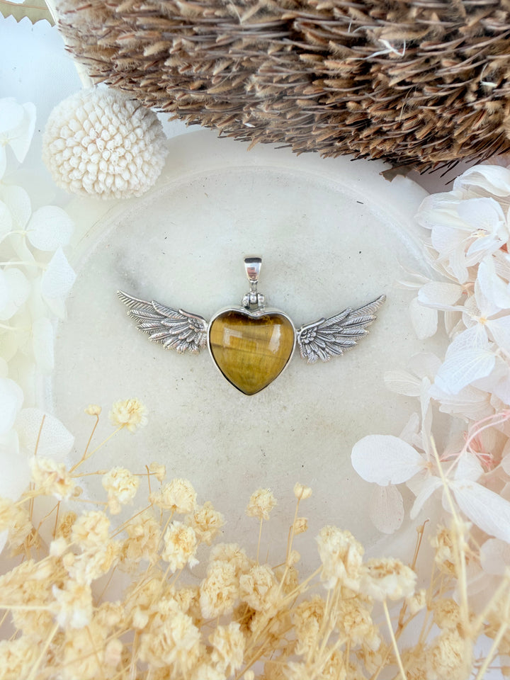Tigers Eye Anahata Pendant