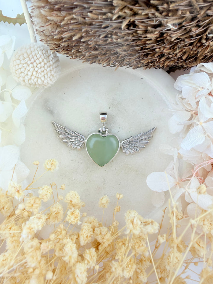 Jade Anahata Pendant