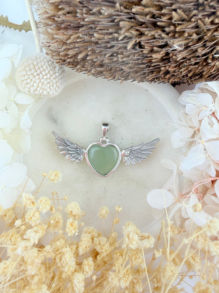 Jade Anahata Pendant