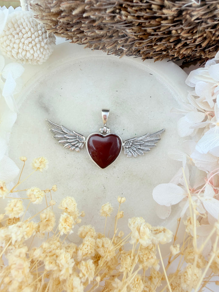 Carnelian Anahata Pendant