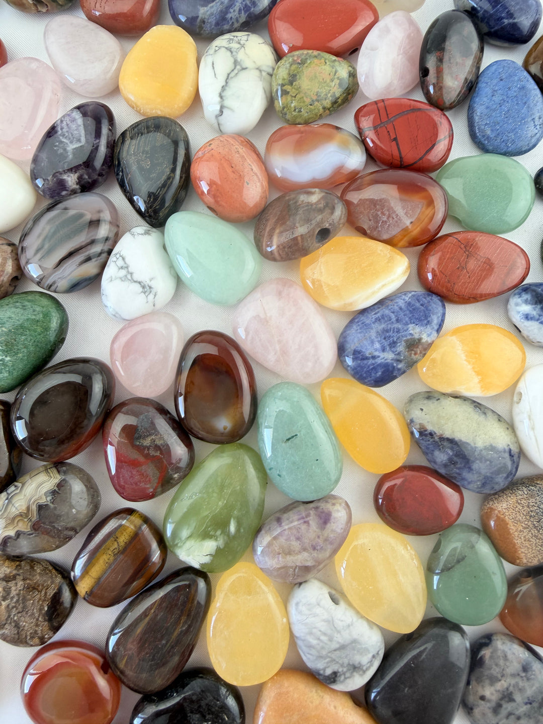 Mixed Tumbled Stone Pendant - Intuitively Chosen