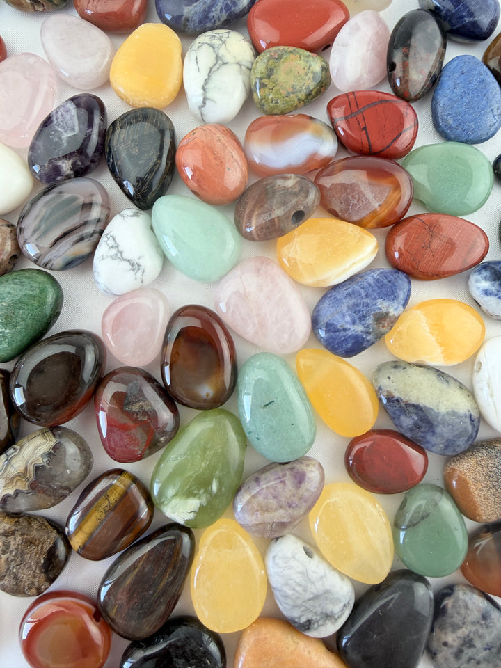 Mixed Tumbled Stone Pendant - Intuitively Chosen