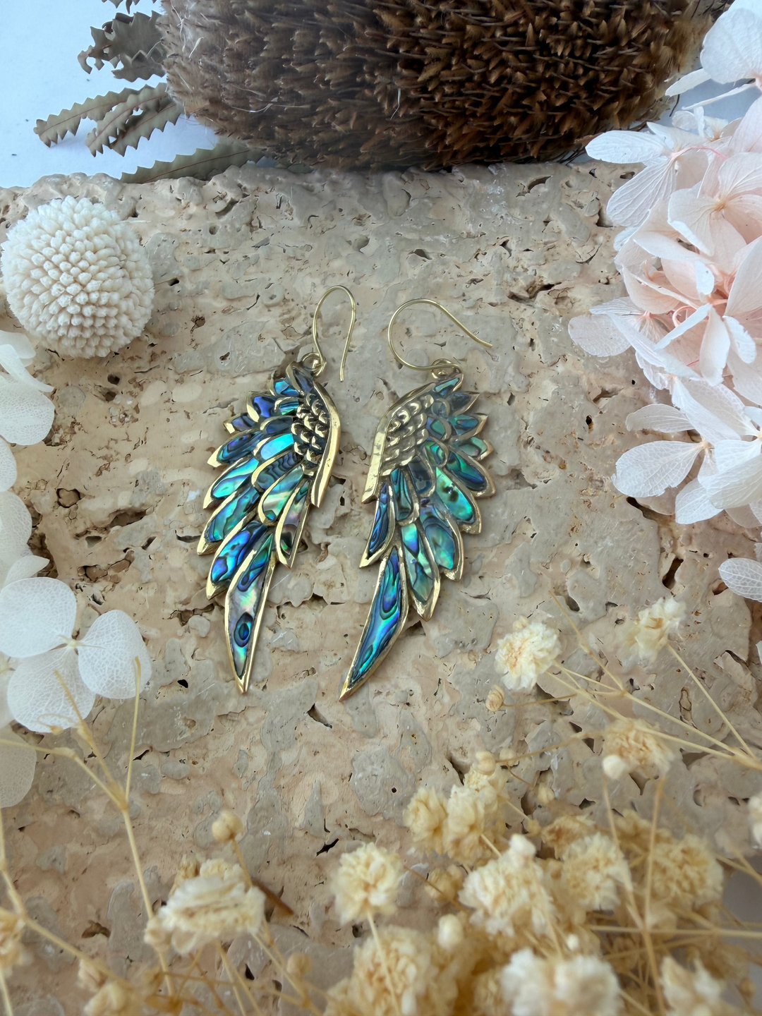 Anahata Spirit Wing Earrings - Back In Stock