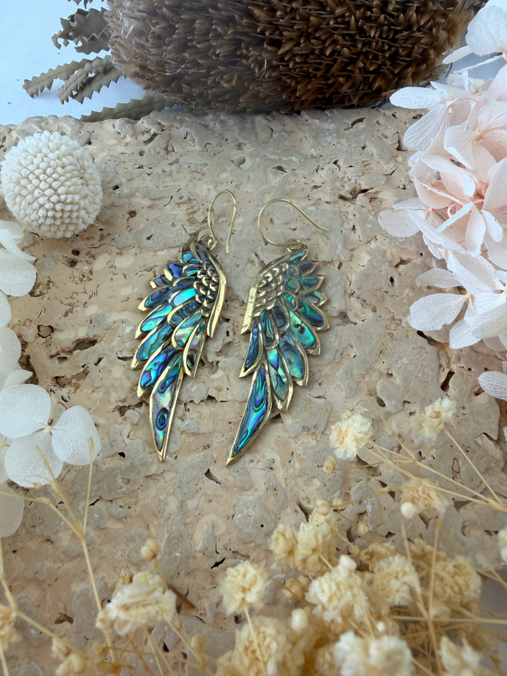 Anahata Spirit Wing Earrings - Back In Stock