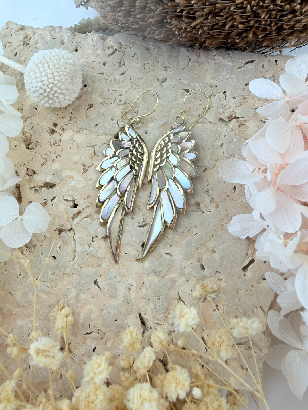 Anahata Spirit Wing Earrings - Back In Stock