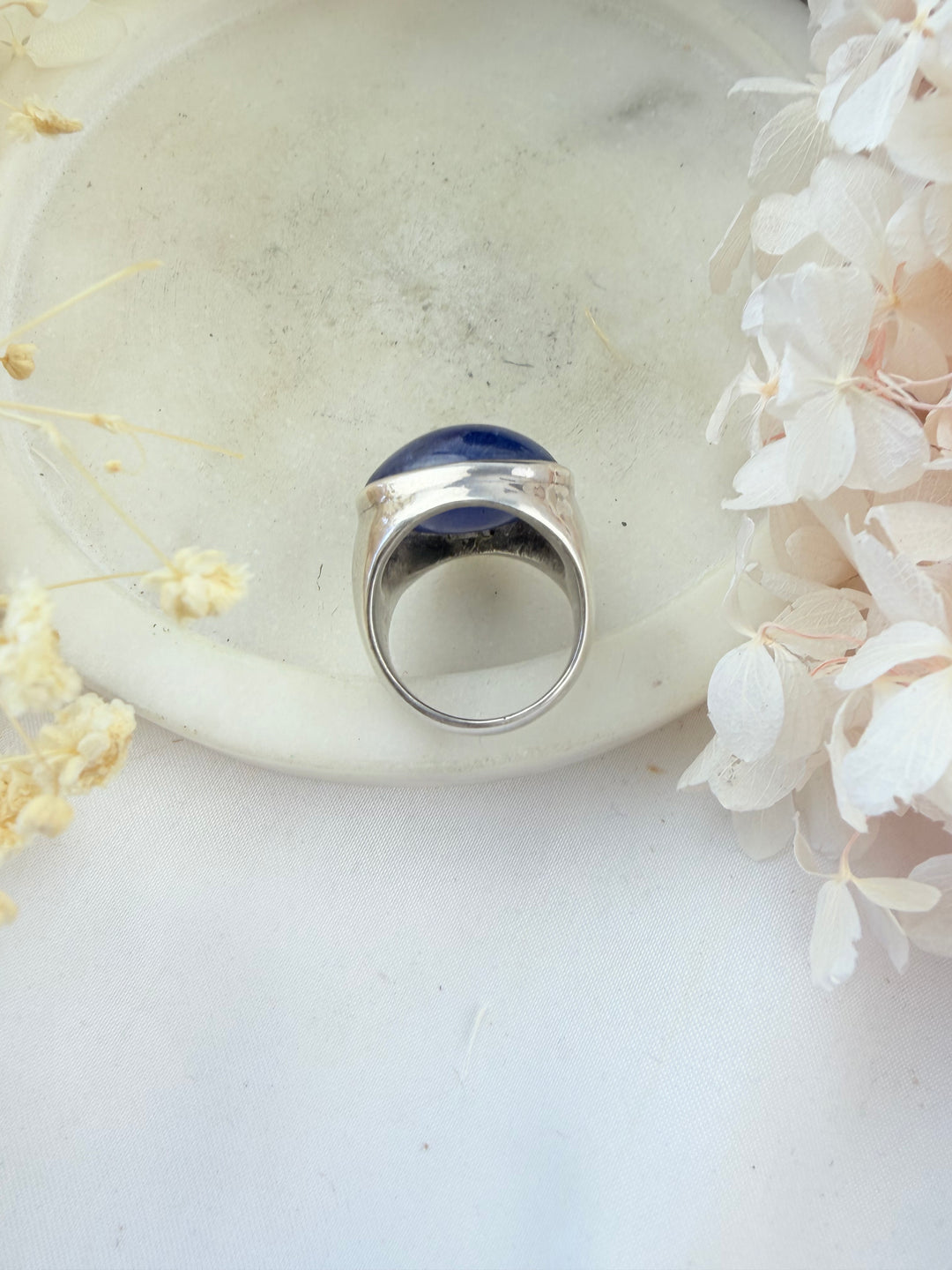 Tanzanite Silver Ring (Rare)