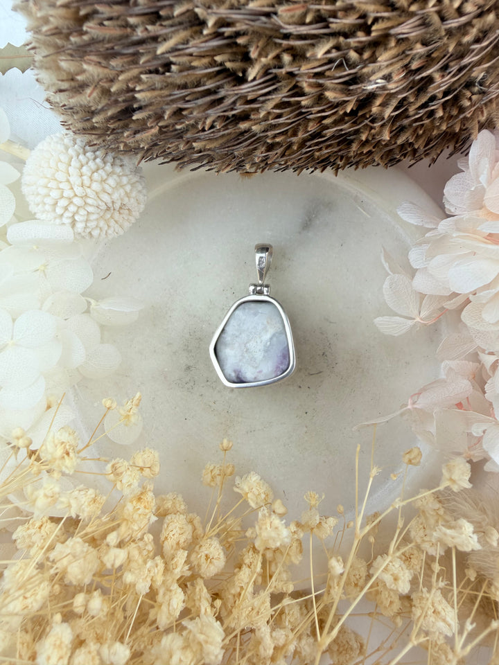 Tiffany Stone Silver Pendant