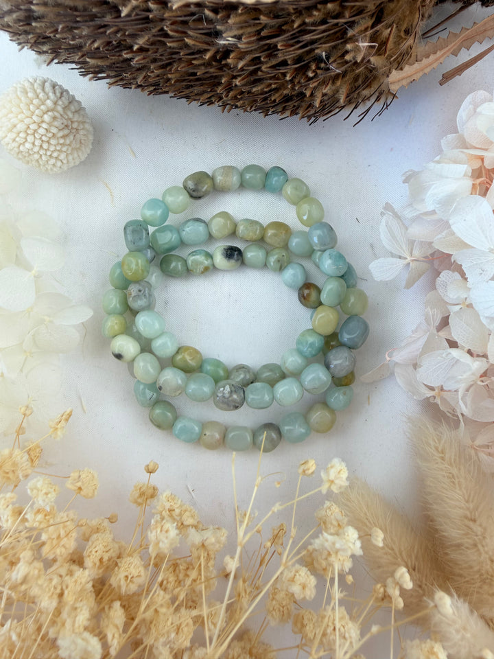 Amazonite Bracelet - Tumbled 8mm