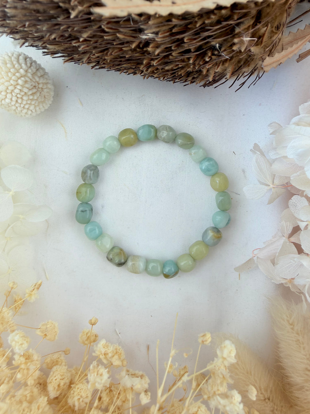 Amazonite Bracelet - Tumbled 8mm