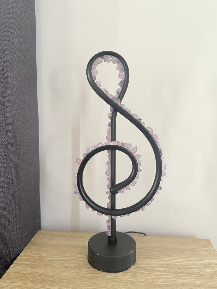 Amethyst Symphony Lamp