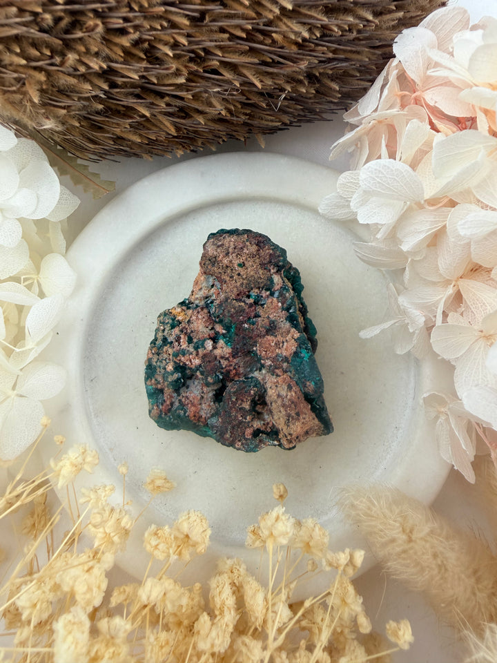 Dioptase Natural Cluster