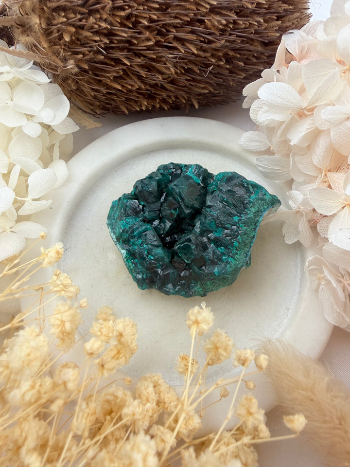 Dioptase Natural Cluster