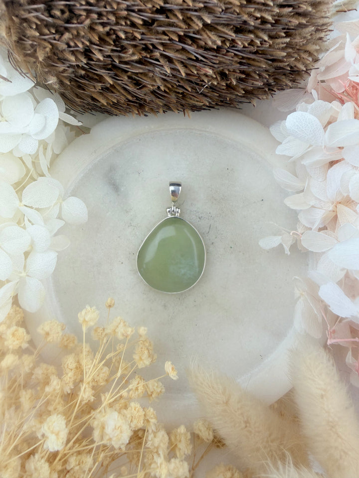 Jade Silver Pendant